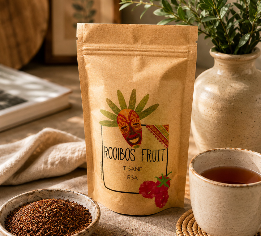 Rooibos Fruit Leo Tea w opakowaniu doypack